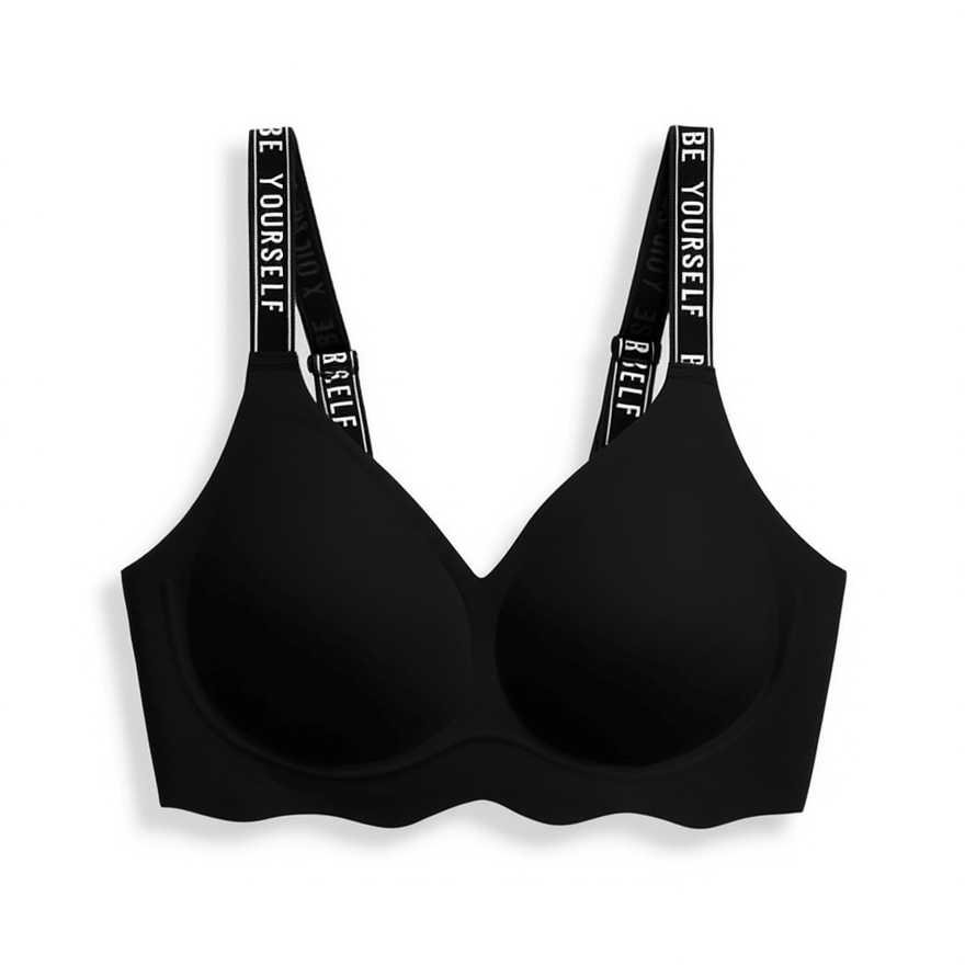 Fashion Seamless Wireless Bra with Scalloped Hem | Comfortable Everyday Wear