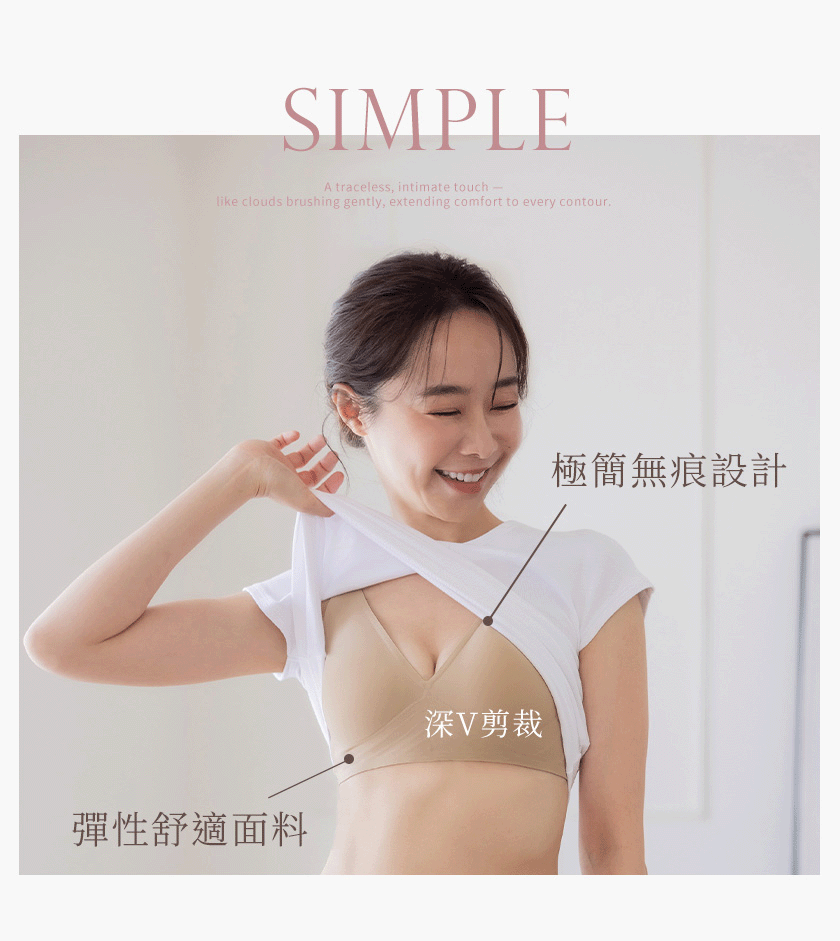 Deep-V Mesh Wireless Bras