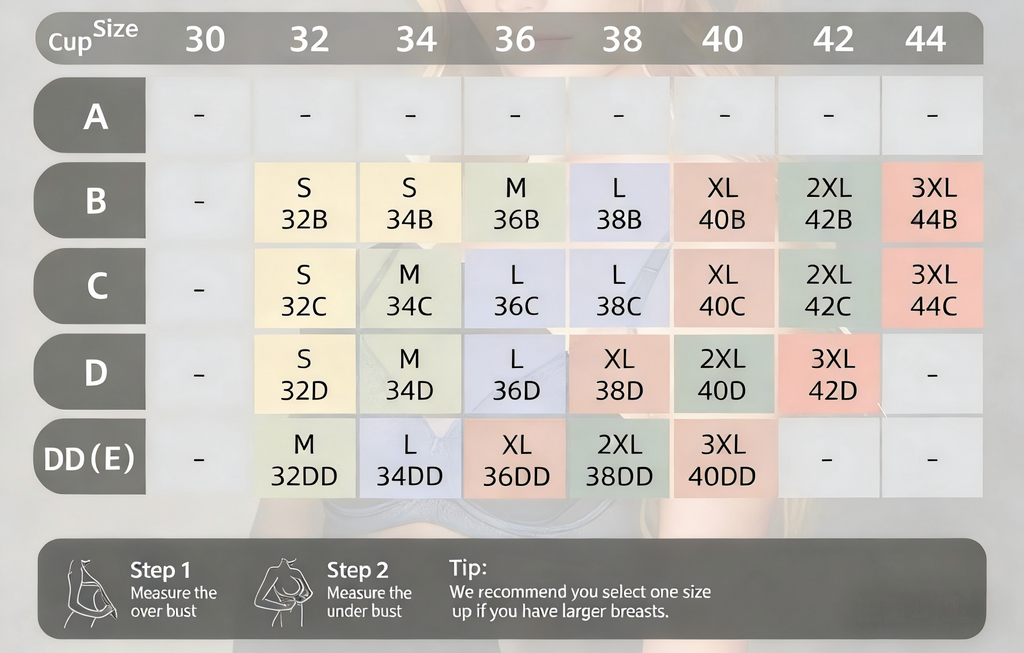 FREE (Limit 1 · Multi invalid) Deep-V Mesh Wireless Bras