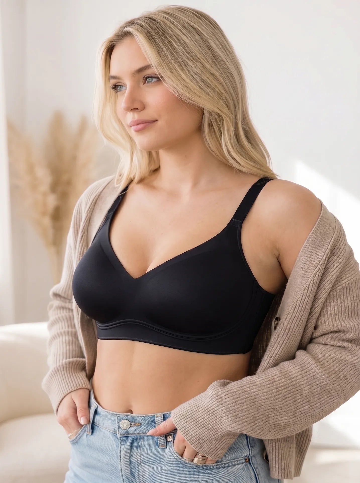 Deep-V Mesh Wireless Bras