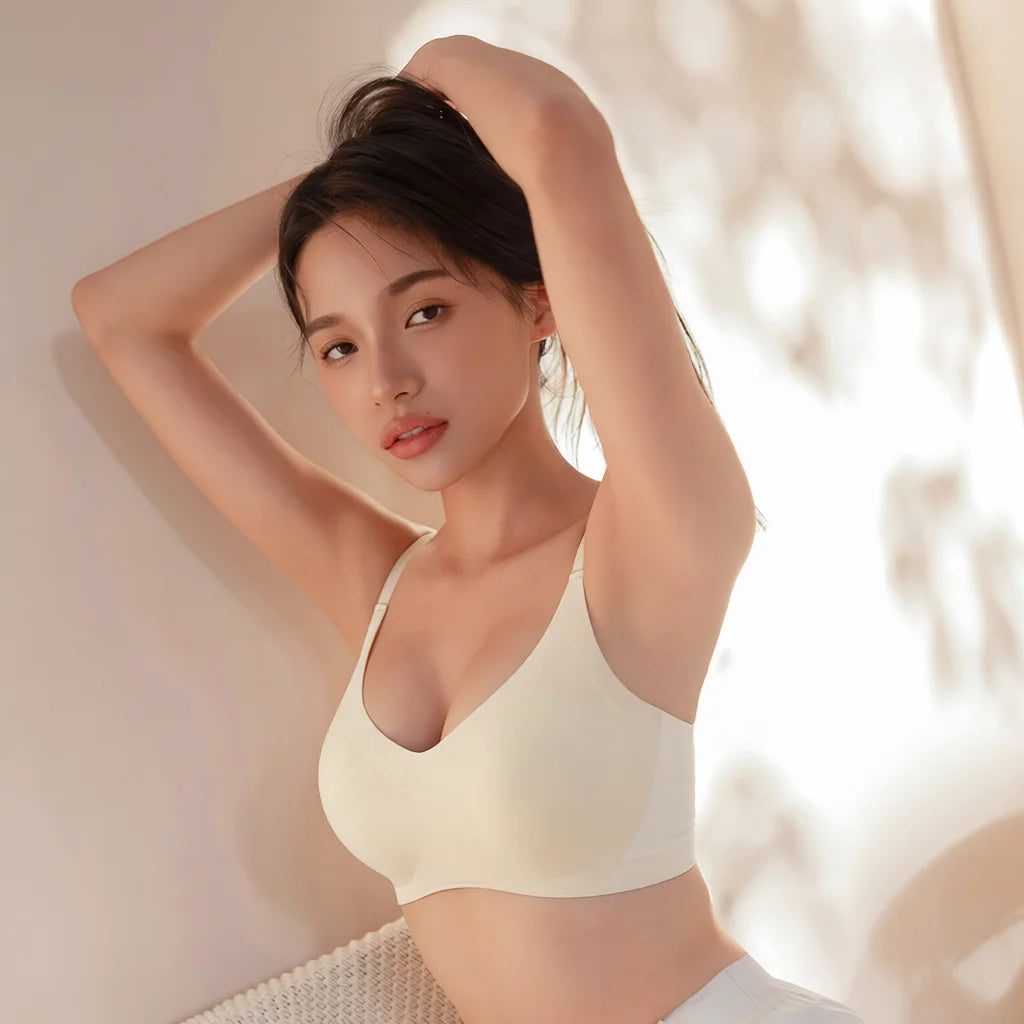 3D Support Wireless Sports Bra | Zero Pressure Straps & Seamless Design