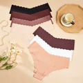 Scalloped Ultra-Fine Microfiber Seamless Panties